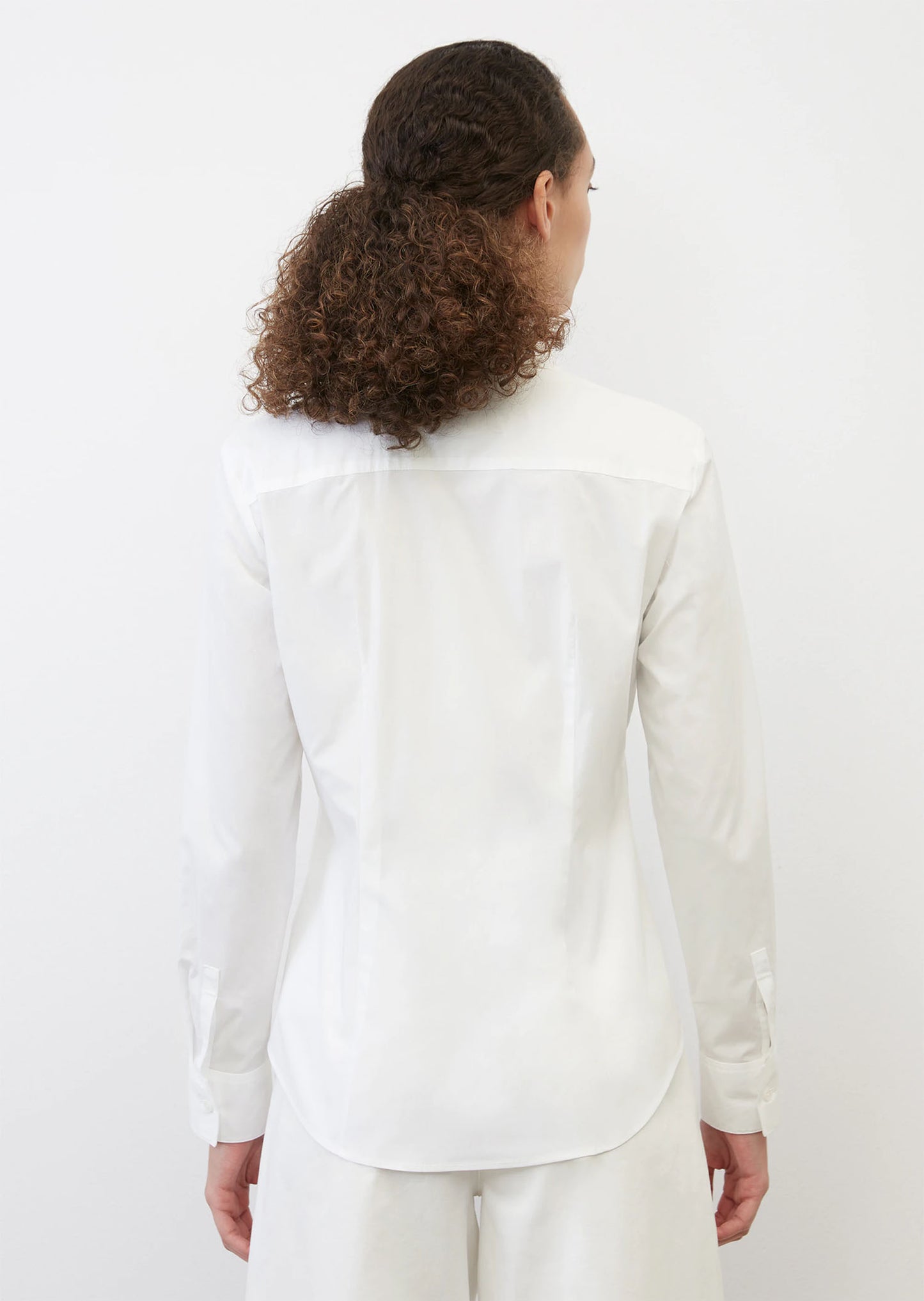 Langarm-Bluse in Stretch-Popeline-Qualität - Marc O'Polo