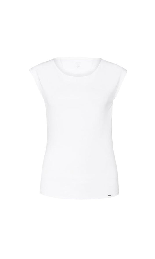 Basic-Shirt mit weitem Ausschnitt - Marc Cain Essentials