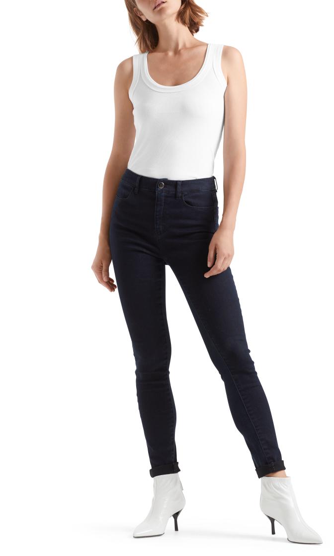 Tanktop aus Feinripp - Marc Cain Essentials