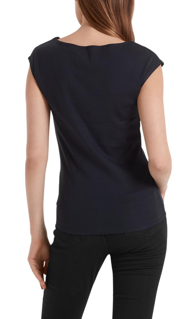 Basic-Shirt mit weitem Ausschnitt - Marc Cain Essentials