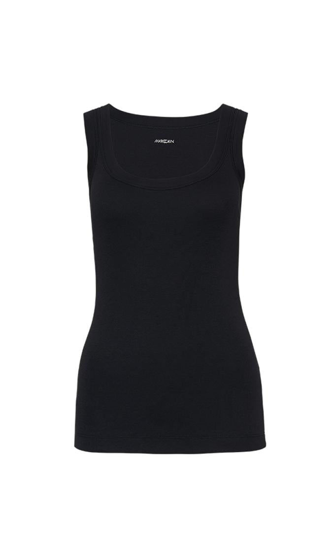 Tanktop aus Feinripp - Marc Cain Essentials