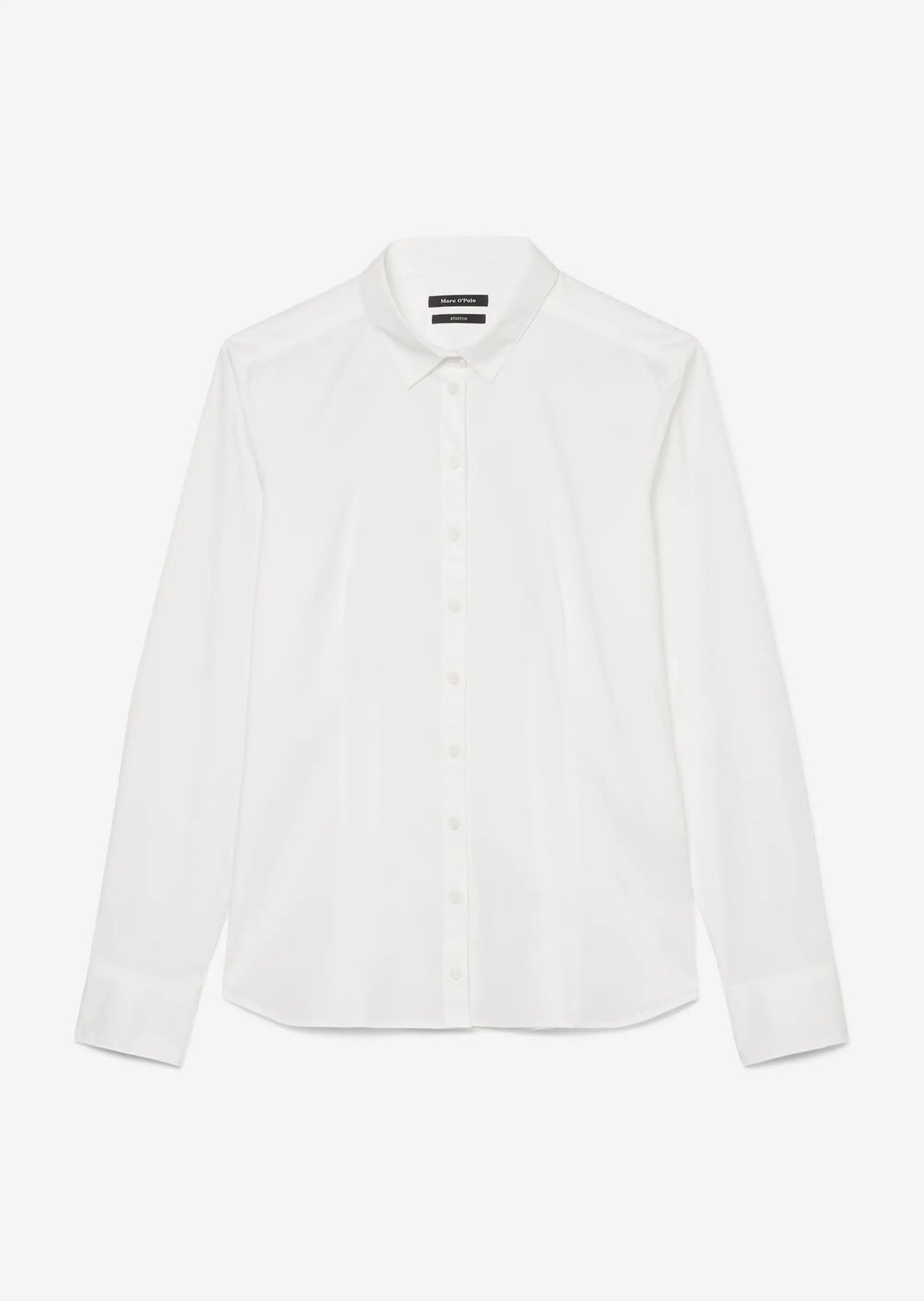 Langarm-Bluse in Stretch-Popeline-Qualität - Marc O'Polo