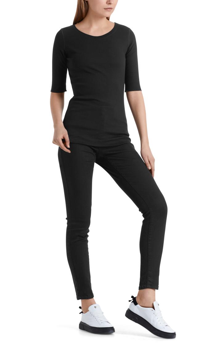 Rundhals-Shirt mit halben Ärmeln - Marc Cain Essentials