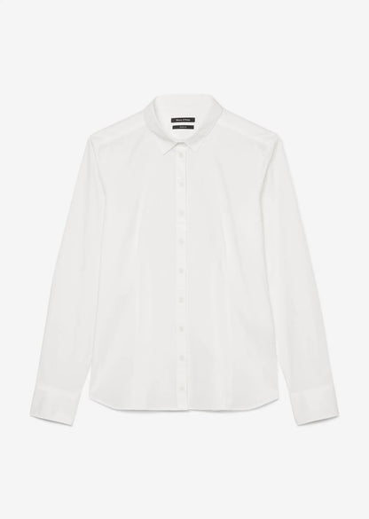 Langarm-Bluse in Stretch-Popeline-Qualität - Marc O'Polo